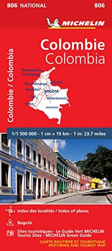 Cover for Michelin Columbia Road and Tourist Map No. 806
