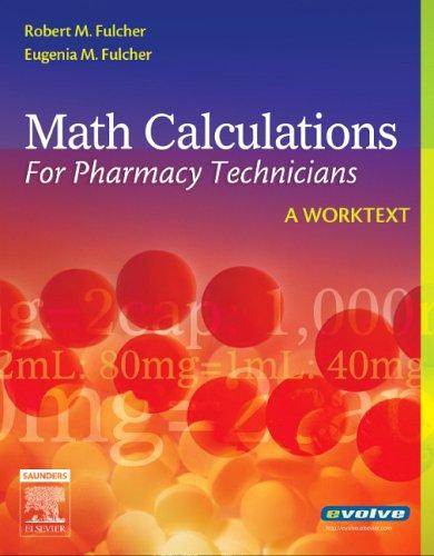 Cover for Math Calculations for Pharmacy Technicians
