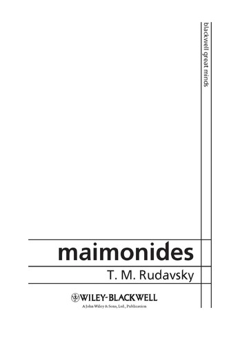 Cover for Maimonides