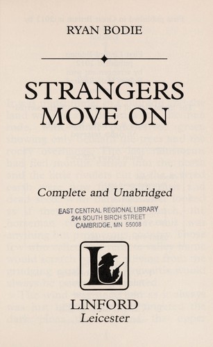 Cover for Strangers move on