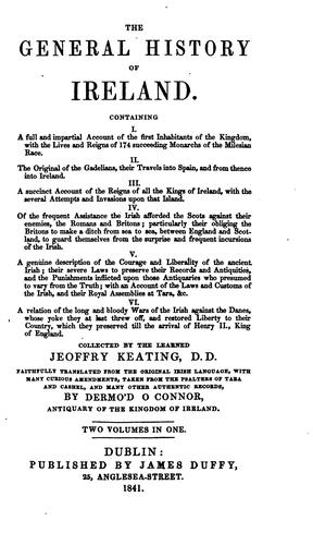 Cover for The General History of Ireland