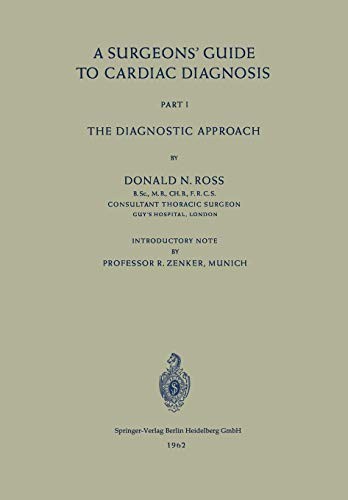 Cover for A Surgeons' Guide to Cardiac Diagnosis : Part 1