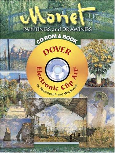 Cover for Monet Paintings and Drawings CD-ROM and Book