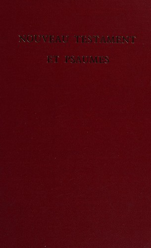 Cover for Nouveau Testament et Psaumes