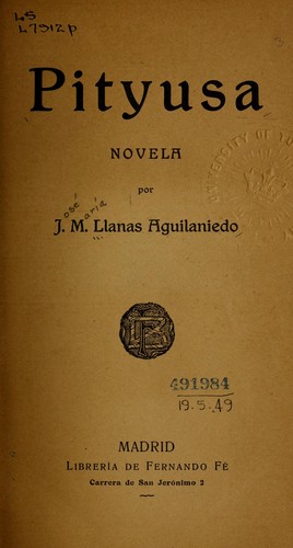 Cover for Pityusa