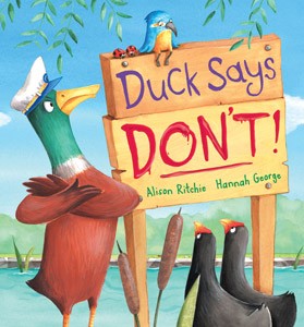 Cover for Duck says don't!