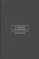 Cover for A Defense of Abortion (Cambridge Studies in Philosophy and Public Policy)