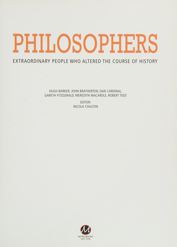 Cover for Philosophers