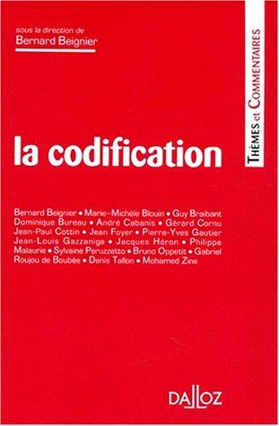 Cover for La Codification, 1re édition
