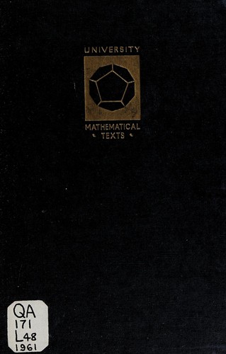 Cover for Introduction to the theory of finite groups.