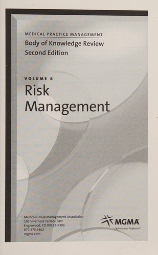 Cover for Risk management.