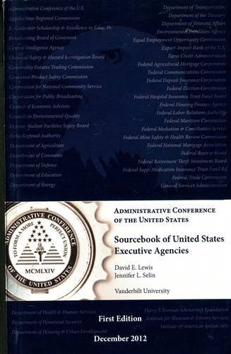 Cover for Sourcebook Of United States Executive Agencies