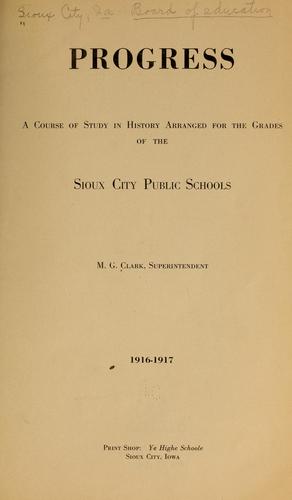 Cover for Progress