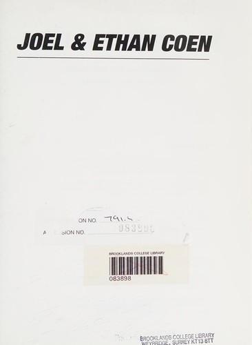 Cover for Joel & Ethan Coen