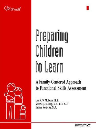 Cover for Preparing children to learn