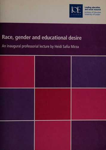 Cover for Race, gender and educational desire