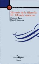 Cover for Historia de la filosofía III - Filosofía moderna