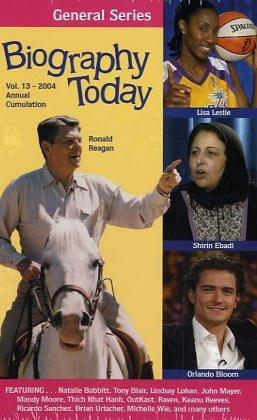 Cover for Biography Today Annual Cumulation 2004