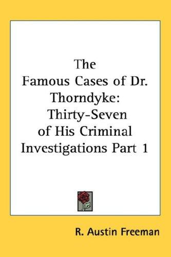 Cover for The Famous Cases of Dr. Thorndyke