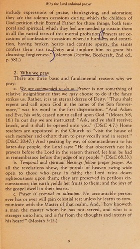 Cover for Prayer