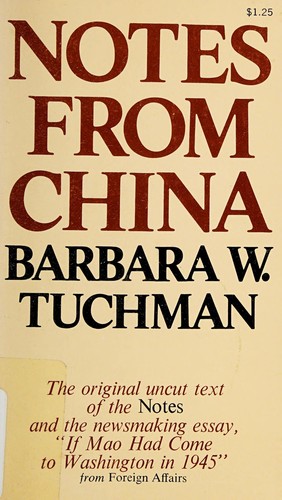 Cover for Notes from China