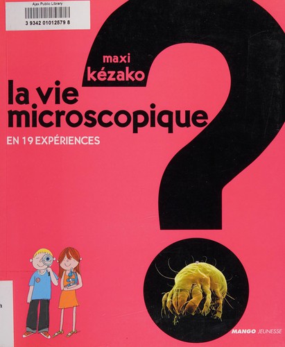 Cover for La vie microscopique