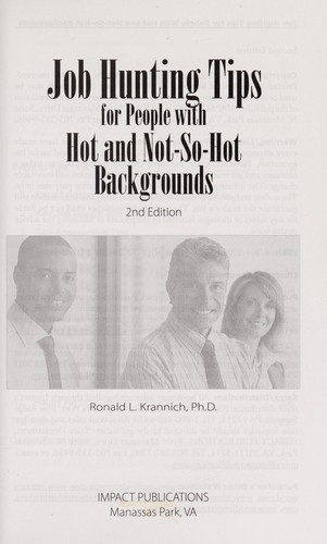 Cover for Job hunting tips for people with hot and not-so-hot backgrounds