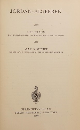 Cover for Jordan-Algebren