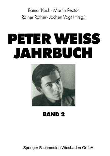 Cover for Peter Weiss Jahrbuch 2