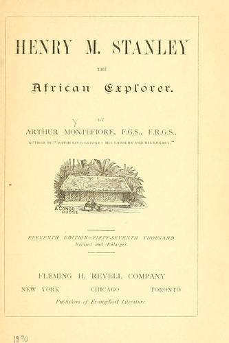 Cover for Henry M. Stanley