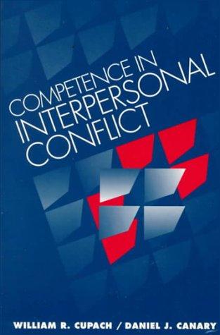 Cover for Competence in interpersonal conflict
