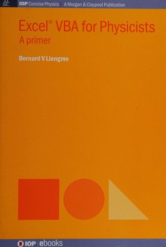 Cover for Excel® VBA for physicists