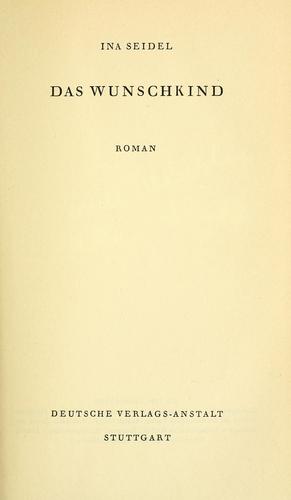 Cover for Das Wunschkind