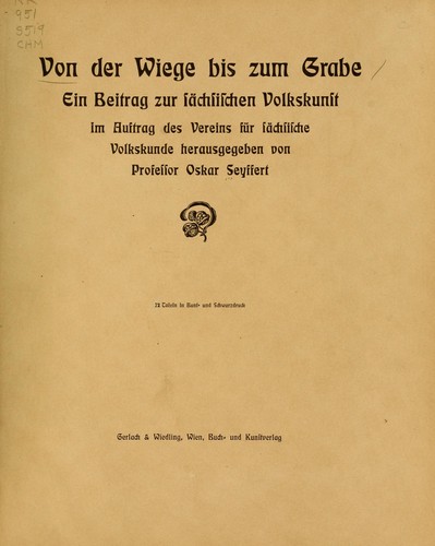 Cover for Von der Wiege bis zum Grabe