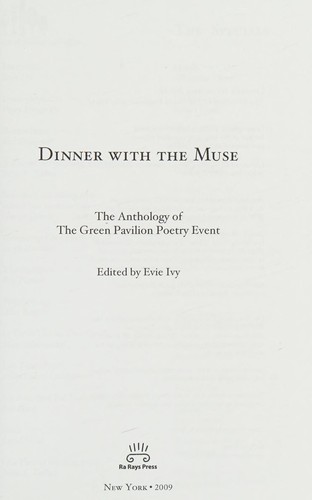 Cover for Dinner with the muse