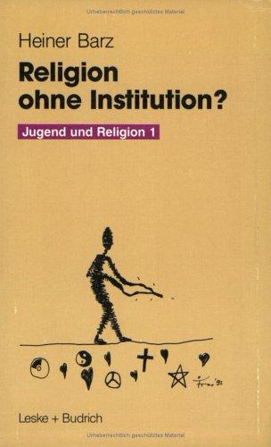 Cover for Religion ohne Institution?