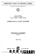 Cover for Combinatorial search problems.