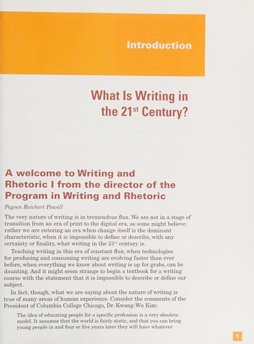 Cover for Key concepts in writing and rhetoric