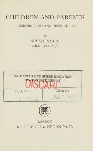 Cover for Children and parents