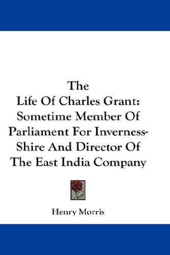 Cover for The Life Of Charles Grant