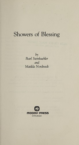Cover for Showers of blessing