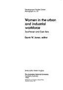Cover for Women in the urban and industrial workforce