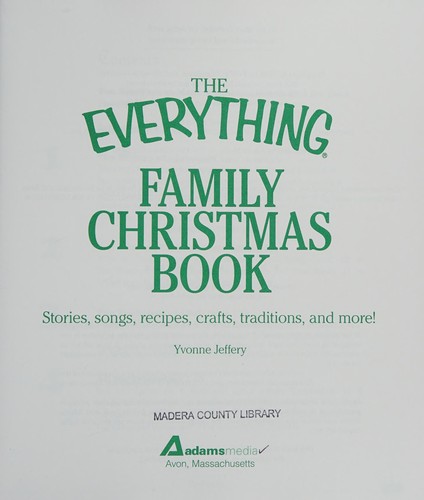 Cover for The everything family Christmas book
