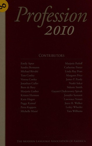 Cover for Profession 2010