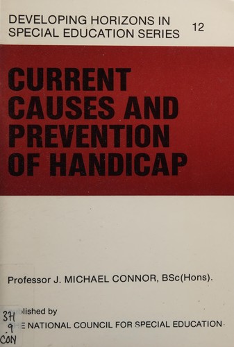Cover for Current causes and prevention of handicap