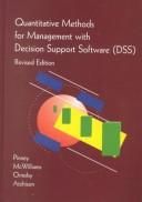 Cover for Quantitative Methods for Management with Decision Support Software