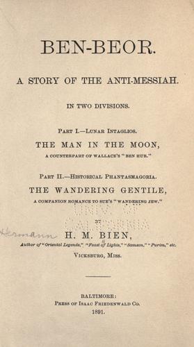 Cover for Ben-Beor