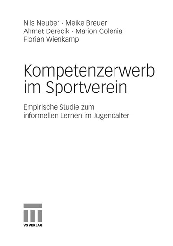 Cover for Kompetenzerwerb im Sportverein