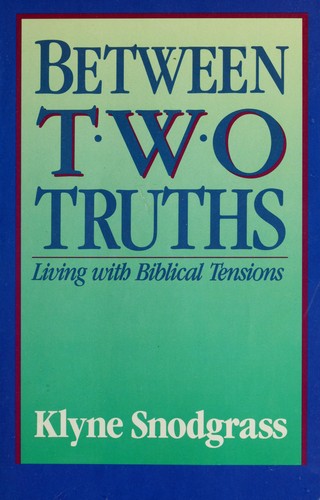 Cover for Between two truths