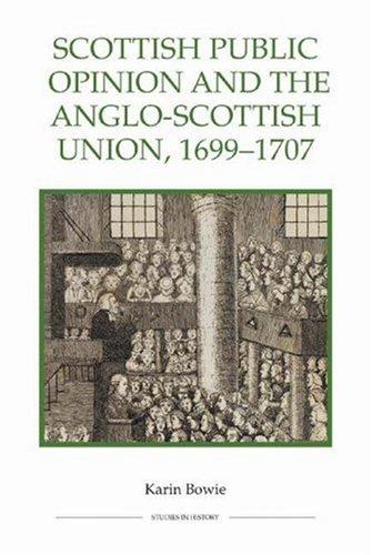 Cover for Scottish Public Opinion and the Anglo-Scottish Union, 1699-1707